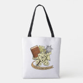 Cleric Dice Design Tote Bag (Achterkant)