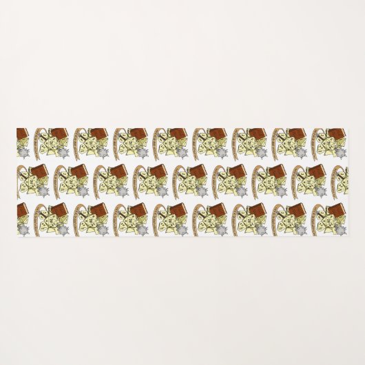 Cleric Dice Design Yogamat (Achterkant (horizontaal))