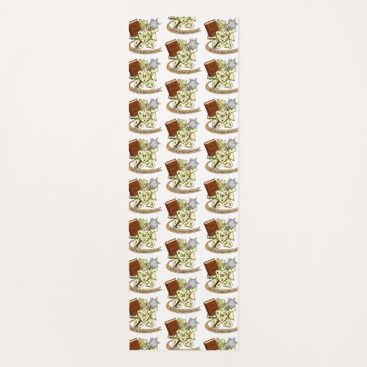 Cleric Dice Design Yogamat (Voorkant)