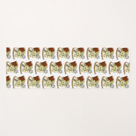 Cleric Dice Design Yogamat (Voorkant (horizontaal))