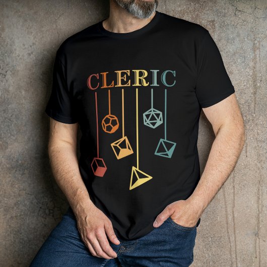 Cleric Dungeon Fantasy Rollenspel T-shirt