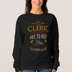 Cleric - Dungeons, RPG - Dragons Gaming Premium Trui