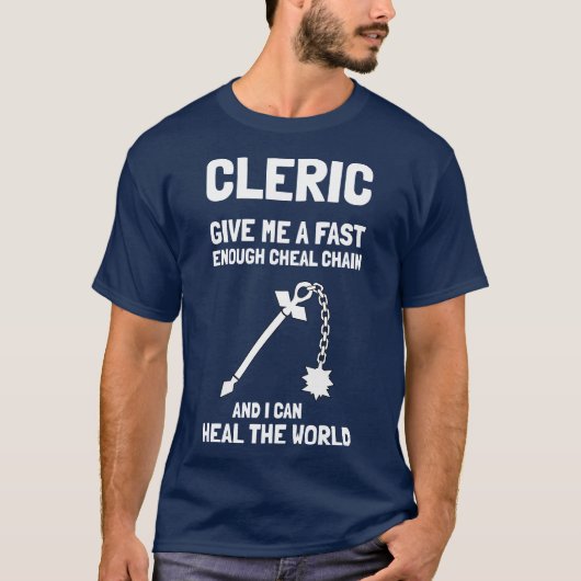 Cleric "Heal the World" T-Shirt (Voorkant)