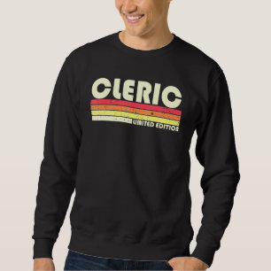 Cleric Job Title Professional Birthday Worker Idee Trui