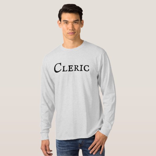 "Cleric" Mannen T-Shirt (Voorkant volledig)
