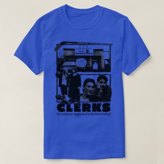 Clerks 1990s Fan Design T-shirt (Design voorkant)