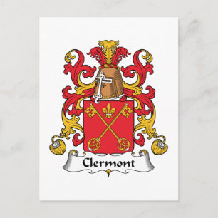 Clermont Family Crest Briefkaart