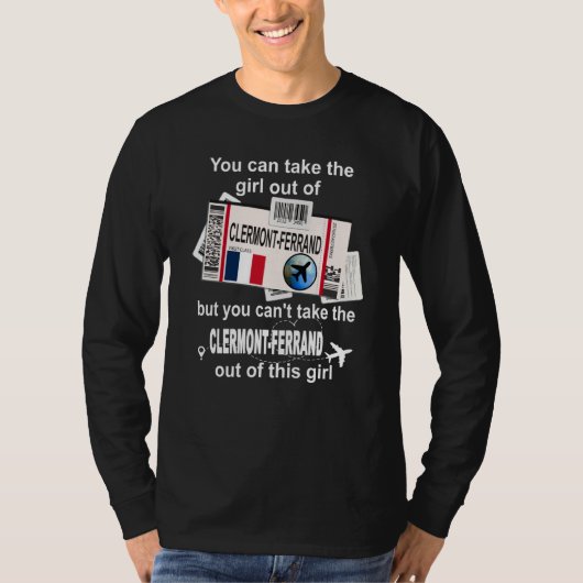 Clermont Ferrand Boarding Pass Clermont Ferrand Gi T-shirt (Voorkant)