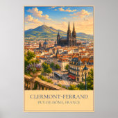 Clermont-Ferrand Poster (Voorkant)