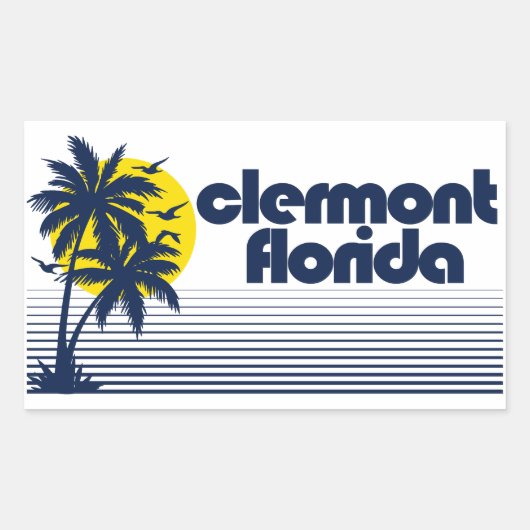 Clermont Florida Rechthoekige Sticker (Voorkant)