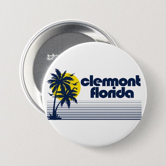 Clermont Florida Ronde Button 7,6 Cm (Voorkant /achterkant)