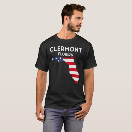 Clermont Florida USA T-shirt (Voorkant volledig)