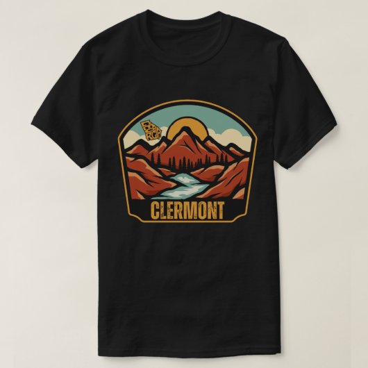Clermont, Georgia T-shirt (Design voorkant)