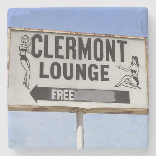 Clermont Lounge Atlanta, Clermont Lounge Stenen Onderzetter (Voorkant)