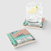 Clermont Motor Hotel, Clermont Hotel, Clermont Stenen Onderzetter (Zijkant)