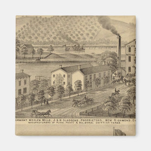 Clermont Woolen Mills Magneet