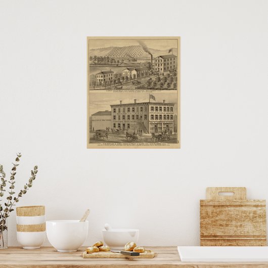 Clermont Woolen Mills Poster (Keuken)