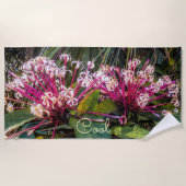 Clerodendrum Starburst Flowers Beach Towel Strandlaken (Voorkant)
