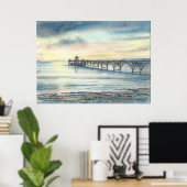 Clevedon Pier Poster (Thuiskantoor)