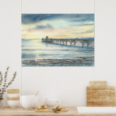 Clevedon Pier Poster (Keuken)