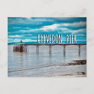 Clevedon Pier, Somerset, Engeland Briefkaart