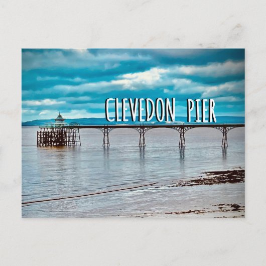 Clevedon Pier, Somerset, Engeland Briefkaart (Voorkant)
