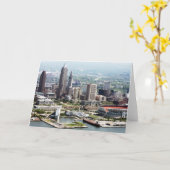 Cleveland 5x7 vouwde de Kaarten van de Nota (Gele Bloem)