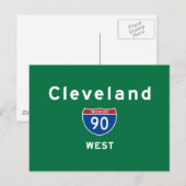 Cleveland 90 briefkaart (Voorkant / Achterkant)