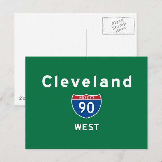 Cleveland 90 briefkaart (Voorkant / Achterkant)