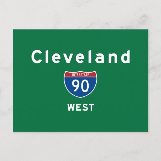 Cleveland 90 briefkaart (Voorkant)