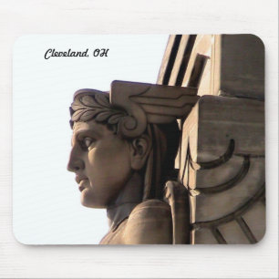 Cleveland Art Deco (Bridge Guard) Mousepad Muismat