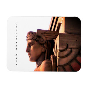 Cleveland Art Deco Guard Magnet Magneet