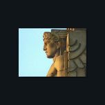 Cleveland B/W Art Deco Verpakt Canvas<br><div class="desc">Dit iconische afbeelding is een van de Art Deco Bridge Guardians. Dit afbeelding wordt geleverd in sepia,  zwart-wit of kleur en kan tekst hebben toegevoegd om het kunstwerk te personaliseren. Dit item wordt geleverd in verschillende maten tot gemiddeld formaat- voorbij gemiddeld formaat,  het afbeelding kan wazig zijn.</div>