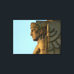 Cleveland B/W Art Deco Verpakt Canvas<br><div class="desc">Dit iconische afbeelding is een van de Art Deco Bridge Guardians. Dit afbeelding wordt geleverd in sepia, zwart-wit of kleur en kan tekst hebben toegevoegd om het kunstwerk te personaliseren. Dit item wordt geleverd in verschillende maten tot gemiddeld formaat- voorbij gemiddeld formaat, het afbeelding kan wazig zijn.</div>