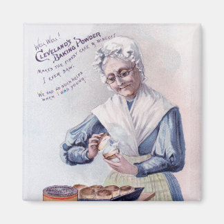 Cleveland Baking Powder AD Magneet
