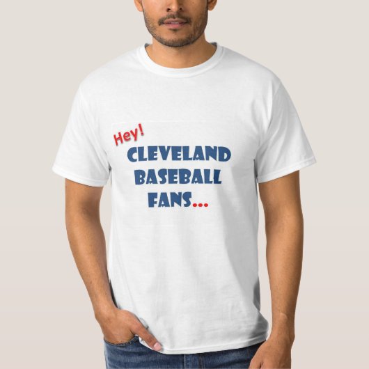 Cleveland Baseball Announcer Flowchart Shirt (Voorkant)