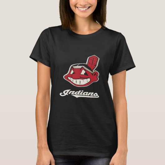 Cleveland Baseball  Retro Gift T-Shirt shir (Voorkant)