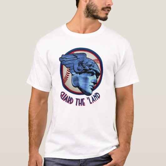 Cleveland bewaakt het shirt van de landkunstdeco (Voorkant)