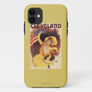 Cleveland Bicycles American Girl in Yellow Case-Mate iPhone Case