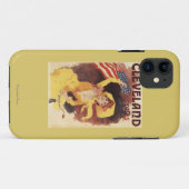Cleveland Bicycles American Girl in Yellow Case-Mate iPhone Case (Achterkant (horizontaal))