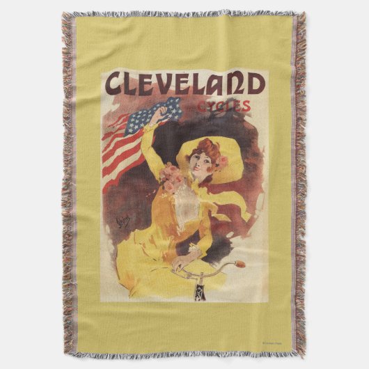 Cleveland Bicycles American Girl in Yellow Deken (Voorkant Verticaal)