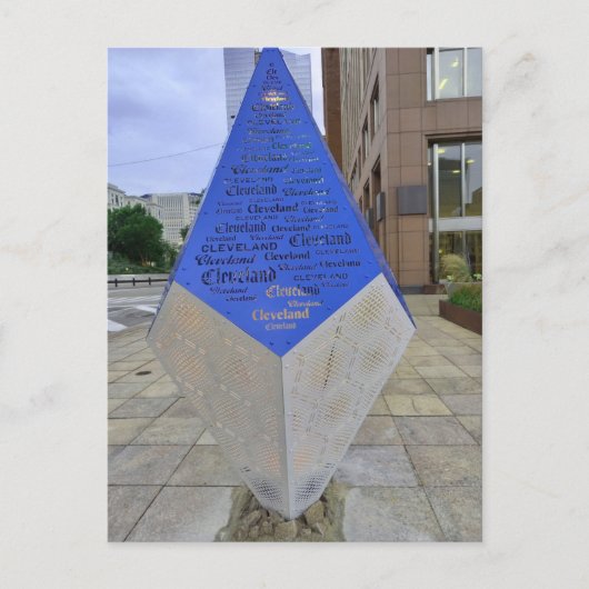 Cleveland blue - Memorial Plaza Briefkaart (Voorkant)
