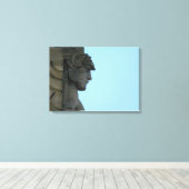 Cleveland Bridge Art foto Uitgerekte canvas Print (Insitu (Houten vloer))