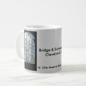 Cleveland Bridge & Subway tour Koffiemok (Voorkant links)