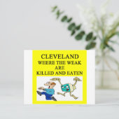 CLEVELAND BRIEFKAART (Staand voorkant)