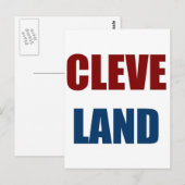 CLEVELAND BRIEFKAART (Voorkant / Achterkant)
