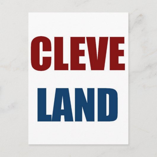 CLEVELAND BRIEFKAART (Voorkant)