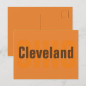 Cleveland, Briefkaart Ohio (Voorkant / Achterkant)
