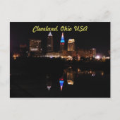 Cleveland, Briefkaart Ohio USA (River Reflection) (Voorkant)