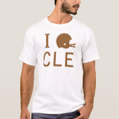 Cleveland - bruin t-shirt (Voorkant)